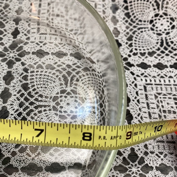 Vintage Early Clear Pyrex Dish Clear Casserole with Lid 4 Cup - Picture 16 of 16